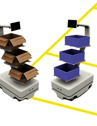 A robotic warehouse management system